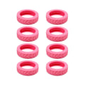 Miniatyrbillede 8 af 10: 8 stk. Kuffert Hjul Dæk Kuffert Hjul Dæk PINK Pink