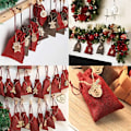 Miniatyrbillede 8 af 8: 24 Julekalenderposer til at fylde Julekalenderposer DIY Julekalenderposer til at fylde Julekalenderposer Dekoration