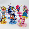 Miniatyrbillede 4 af 5: 20-25cm My Little Pony Princess Celestia Twilight Sparkle Pinkie Pie Japansk Anime PVC Action Samling Model Legetøj til Bar Hatsune Miku