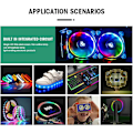 Miniatyrbilde 5 av 5: 100 stk SK6812 SIDE-A SK6812 IC i LED-brikke Sidebelysning SMD 4020 RGB for Strip Display Screen Indi