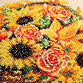Pikkukuva 2 / 5: Oceani (30x30 cm, gul blomma) 5D diamantmålning Blommor, DIY- diamantmålning komplett set, komplett diamantmålning Rund diamantmålning Strass diamantmålning Konst väggdekor