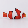 Miniatyrbild 1 av 10: 1 st söt fiskdesign katt leksak plyschleksak, interaktiv leksak för katt och hundtillbehör Clown Fish