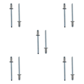 Miniatyrbilde 3 av 5: 1/3/5 2x Rosettnagler Dørnagler Direkte erstatning enkelt 5PCS