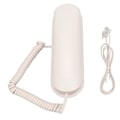 Miniatyrbillede 1 af 8: Vægtelefon Multifunktion Store knapper Genopkald Mute-funktion Ledningsvægtelefon til hjemmekontor hotel Hvid