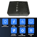 Miniatyrbilde 2 av 10: LC-E6E LC-E6 lader for LP-E6 LP-E6N batteri for 5D2 5D3 60D 7D 70D Mark II 5D MarkIII digitale kameraer null - EU