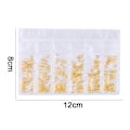 Miniatyrbillede 2 af 5: Negle Metal Nitte Charms, 3D Neglekunst Dekoration