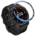 Miniatyrbilde 1 av 5: For Garmin Fenix 7X Metallisk Urskive Anti-Riper Bezel Ring Urbeskyttelse Ring Blå Blue Garmin Fenix 7X