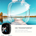 Pikkukuva 3 / 5: Diruite 4-pakkaus kotelo Fitbit Versa 4/Sense 2 -näytönsuojalle HD iskunkestävä pehmeä TPU-kotelo Fitbit Versa -kellolle Clear+Clear+Clear+Clear