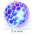 Miniatyrbillede 4 af 5: 3 stk. Mesh Drue Squeeze Stressbolde LED Squishy Bolde Sansestimulerende Legetøj til Børn