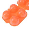 Miniatyrbild 4 av 5: Bärbar plastbehållare för 4 ägg Fällbar äggförvaring