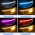 Miniatyrbilde 4 av 5: Motorsykkel blinklys LED kjørelys Baklys DRL D Ed