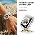 Miniatyrbilde 4 av 5: Vanntett deksel for Apple Watch Series 8Series Starlight Starlight 45mm