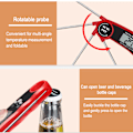 Miniatyrbilde 3 av 6: Kjøtttermometer. Termometer med bakgrunnsbelysning og kalibrering
