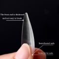 Miniatyrbilde 3 av 5: Halvfrostad hel nagelplåster, 240st falska nagelplåster
