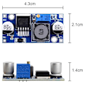 Miniatyrbillede 6 af 9: 6 stk. LM2596 DC til DC højeffektiv spændingsregulator 3.0-40V til 1.25-35V Buck Converter DIY strømforsyning trin-ned modul