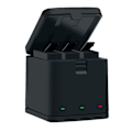 Pikkukuva 3 / 5: Trippelakkulaite Set Lataus + USB Type-C Kaapelin Lisävarusteet GoPro Hero 8 Black/Hero 7/Hero 6/5