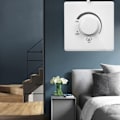 Miniatyrbild 2 av 5: 86 Typ Takfläkt justering Steglös Hastighetsregulator Väggbrytare 220V 10A Dimmer ljusbrytare Ljusstyrning