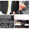 Miniatyrbild 3 av 5: 240 st Bumper Retainer Clips Bil Plast Nitar Fästelement Push Retainer Kit Mest Populära Storlekar Auto Push Pin Nitar Set