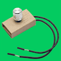 Miniatyrbillede 4 af 6: 120V/240VAC 300W Lampe Rotary Dimmer Til/Fra-kontakt Hastighedskontrol LED Trinløs Dimmerkontakt Udskiftning Reparation 0.03 240V