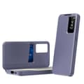 Samsung Galaxy S24 FE 5G -kotelo, jossa Smart View -ikkuna ja korttipaikat{BT} Purpur