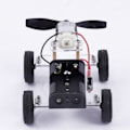 Miniatyrbillede 5 af 5: 130 Børstemotor Mini Vind Lærerigt Legetøj DIY Bilmotor Robot Kits Til Arduino