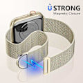 Miniatyrbillede 4 af 5: Metallrem kompatibel med Apple Watch -rem 40mm 38mm 41mm Champagne Gold-WELLNGS Champagne Gold Champagne Gold 42/44/45/49mm