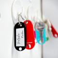 Miniatyrbilde 2 av 4: 100 nøkkelbrikker i svart/nøkkelpanel, kraftig værbestandig, med La