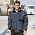 Miniatyrbillede 3 af 3: Results Herre Saber Pilot Jakke 4XL Navy Navy Blå Navy Blue 4XL