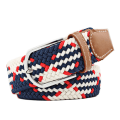 Pikkukuva 3 / 4: Vyö kangas 23 kuviota koko W26-W36 joustava säädettävä pituus: 6 Blue / Red / White multicolored