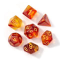 Miniatyrbillede 4 af 5: 42-delt polyhedralt terningesæt D20 D12 D10 D8 D6 D4 16 mm akrylterninger til Dungeons and Dragons DND terninger RPG MTG brætspil dobbeltfarve