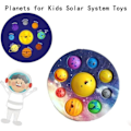 Miniatyrbillede 1 af 5: 2 stk. Finger Press Bubble Fun Toys - D Solsystem Legetøj Bubble Plan