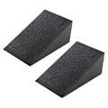 Miniatyrbillede 1 af 5: pcs yogamåtter, justerbar squat-rampe, hældningsbræt styrke til squat og dødløft --(WR)