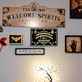 Miniatyrbild 5 av 5: Spådomspendulbräda i trä graverad magisk tavla Ouija Boa 16