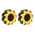Pikkukuva 5 / 8: Mecanum-pyörä OmniDirectional Smart Robot Car Parts -lisävarusteet DIY-lelukomponentit 60 mm (1 pari)