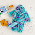 Pikkukuva 3 / 4: Unisex-vauvan ja taaperon sininen Sally-hirviöasu 12-24 months