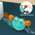 Miniatyrbillede 3 af 5: Baby Crawling Crab Music Toy, Toddler Electronic Light Up Crawling Toy Med Automatisk null none