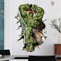 Miniatyrbilde 2 av 5: Superhelt Veggdekor Hulk Veggklistremerker Utmerket Vinyl Vegg