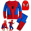Miniatyrbillede 2 af 4: Børns drenge Spiderman Cosplay kostume maske superhelt fancy dress festtøj M(4-5 år) - Perfekt