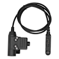Pikkukuva 3 / 8: Walkie Talkie -kaula- ja mikrofonikuuloke Baofeng UV9R/BF9700/BFA58 -malleille