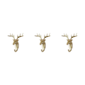 Pikkukuva 2 / 5: 1/2/3/5 Vahva ja kestävä eläinpään avaimenkoukku yhdelle kultaiselle (peuralle) golden (deer) 3 Sets