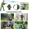 Pikkukuva 5 / 5: Lasten Walkie Talkie -kello 2 kpl Lasten Simulaatio Sotilaskello Walkie Talkie