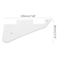 Miniatyrbild 4 av 11: 5-pack LP-gitarr Pickguard Skyddsfilm för Gibson för Les Paul Gu White 0.04