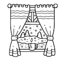 Miniatyrbillede 2 af 4: Farvelægningsbog til voksne og teenagere med super søde dyrefigurer i simple, afslappende mønstre perfekt til afslapning Paperback 46 sider