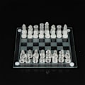 Miniatyrbild 1 av 8: 1 Set Craft Crystal Glass Set Anti-brott Schackset