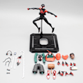 Miniatyrbilde 4 av 5: Utmerket kvalitet - Marvel Legends Sentinel Spiderman Actionfigur Spider-Verse Miles Sv Shf Morales Peni Parker Animefigurer Statue Leke Blue