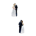 Miniatyrbilde 3 av 5: Bryllup Brudgom Harpiks Ornament Statue Kake Topper Bryllupsdekorasjon Sta style 3