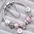 Miniatyrbillede 2 af 5: Charm Armbånd Mode Kvinder Perle DIY Pandora Stil Smykker 16