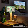 Miniatyrbillede 1 af 9: Element Byggeklods Lampe | Type-C Genopladelig LED Natlampe**Command Block Command Block
