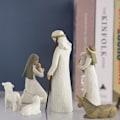 Miniatyrbillede 3 af 4: Willow Tree Nativity Kit Håndmalet 6-delt boligindretning