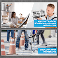 Miniatyrbild 4 av 5: Handhållen Metalldetektor, Lösa Trådar och Strömgivare WPP123 Plast Hög Känslighet Justerbar Varningsrörström Multifunktionell Väggskanner